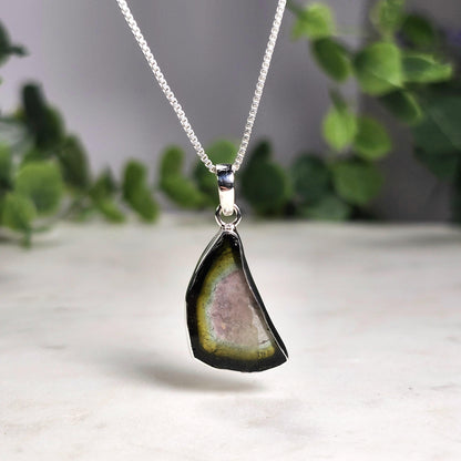 Green Watermelon Tourmaline Pendant