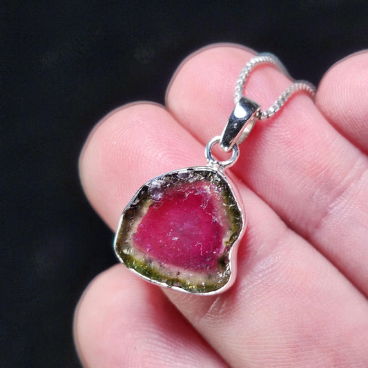 Watermelon Tourmaline Pendant