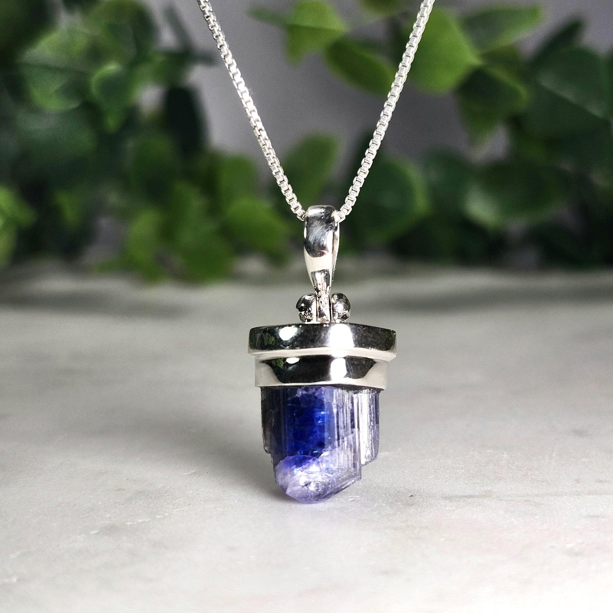 Tanzanite Crystal Pendant