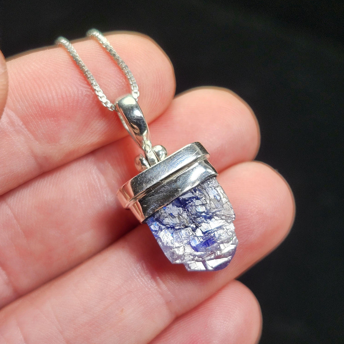 Tanzanite Crystal Pendant