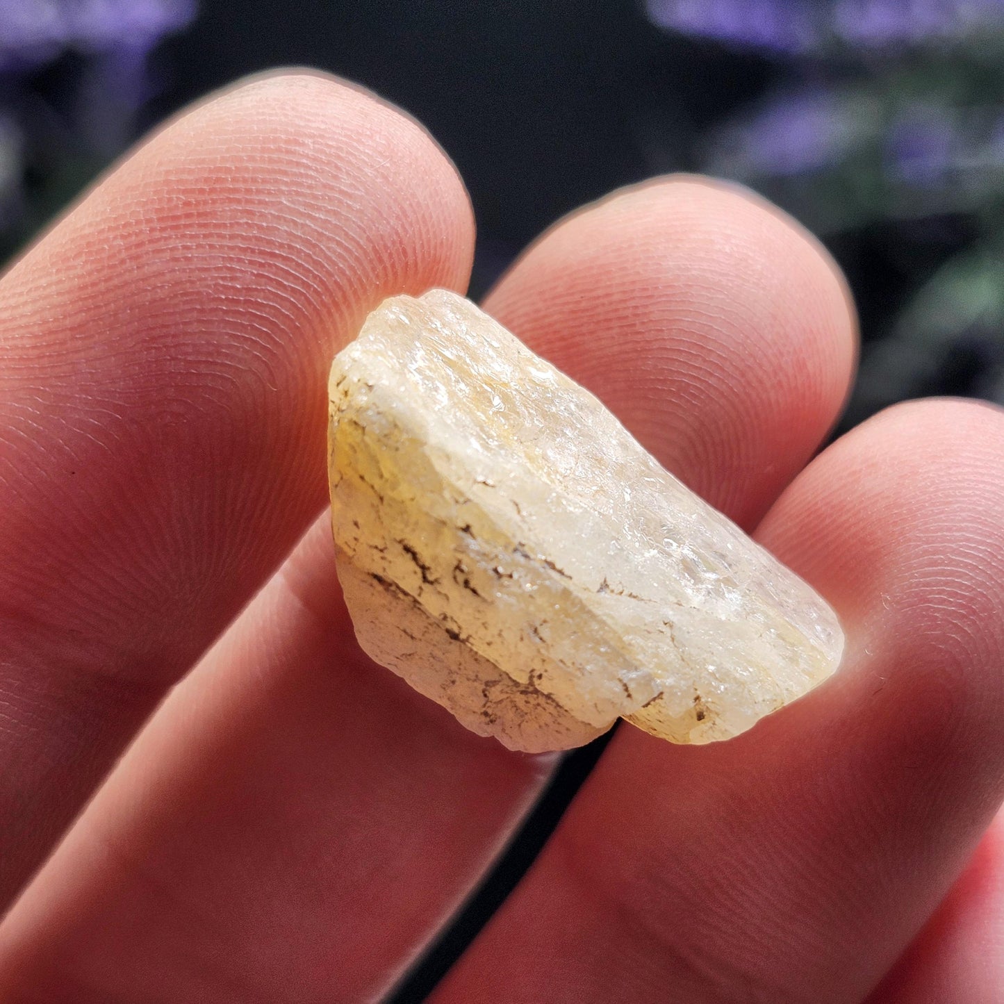Gold Phenacite Crystal Specimen from Nigeria 4.17g
