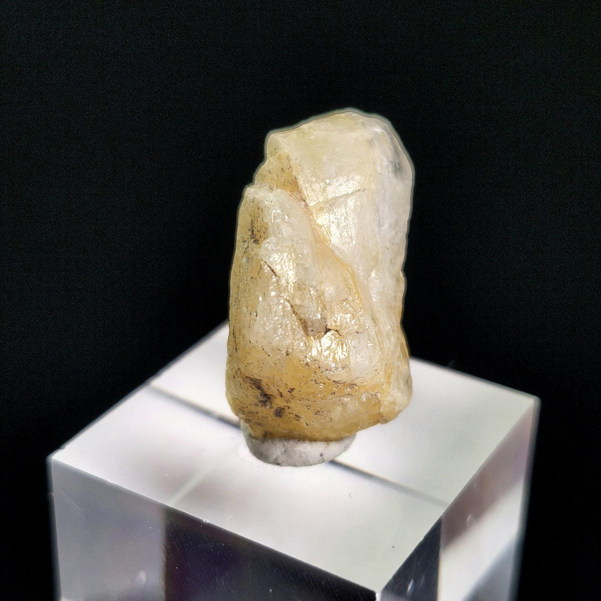 Gold Phenacite Crystal Specimen from Nigeria 4.17g
