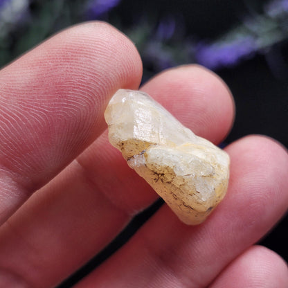 Gold Phenacite Crystal Specimen from Nigeria 4.17g