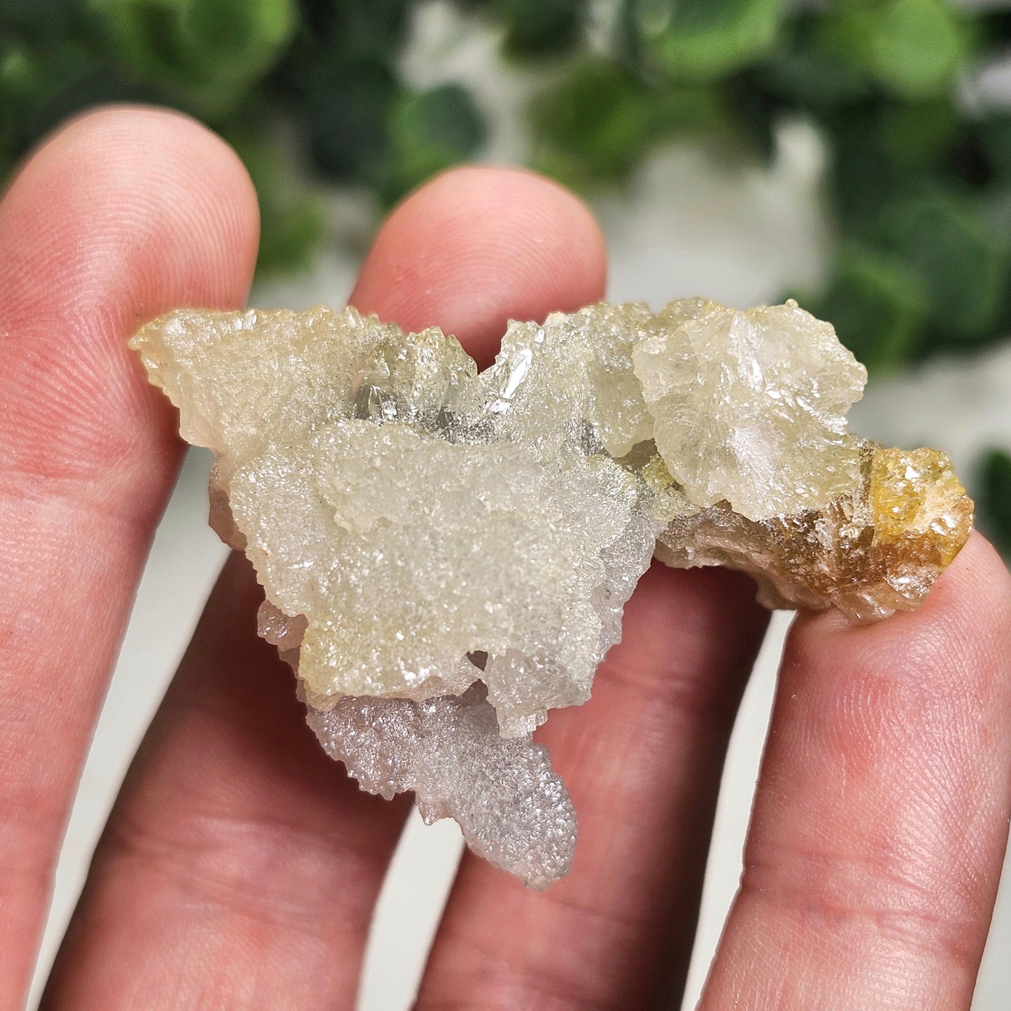 Bi Color Zincite Crystal 48.89g, UV Reactive Zincite Specimen
