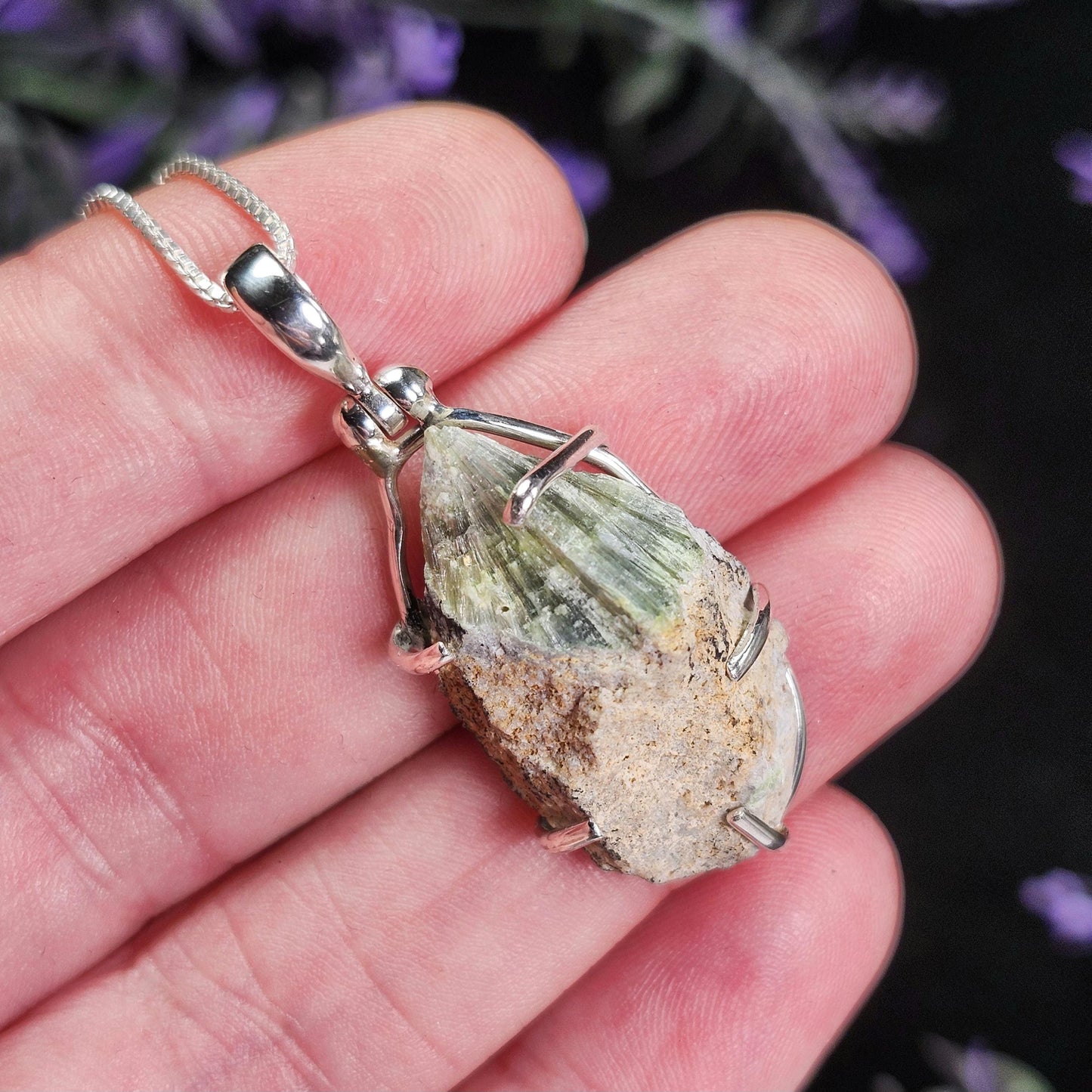 Wavellite Pendant