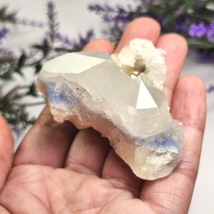 Fibrous Periwinkle Dumortierite Crystal