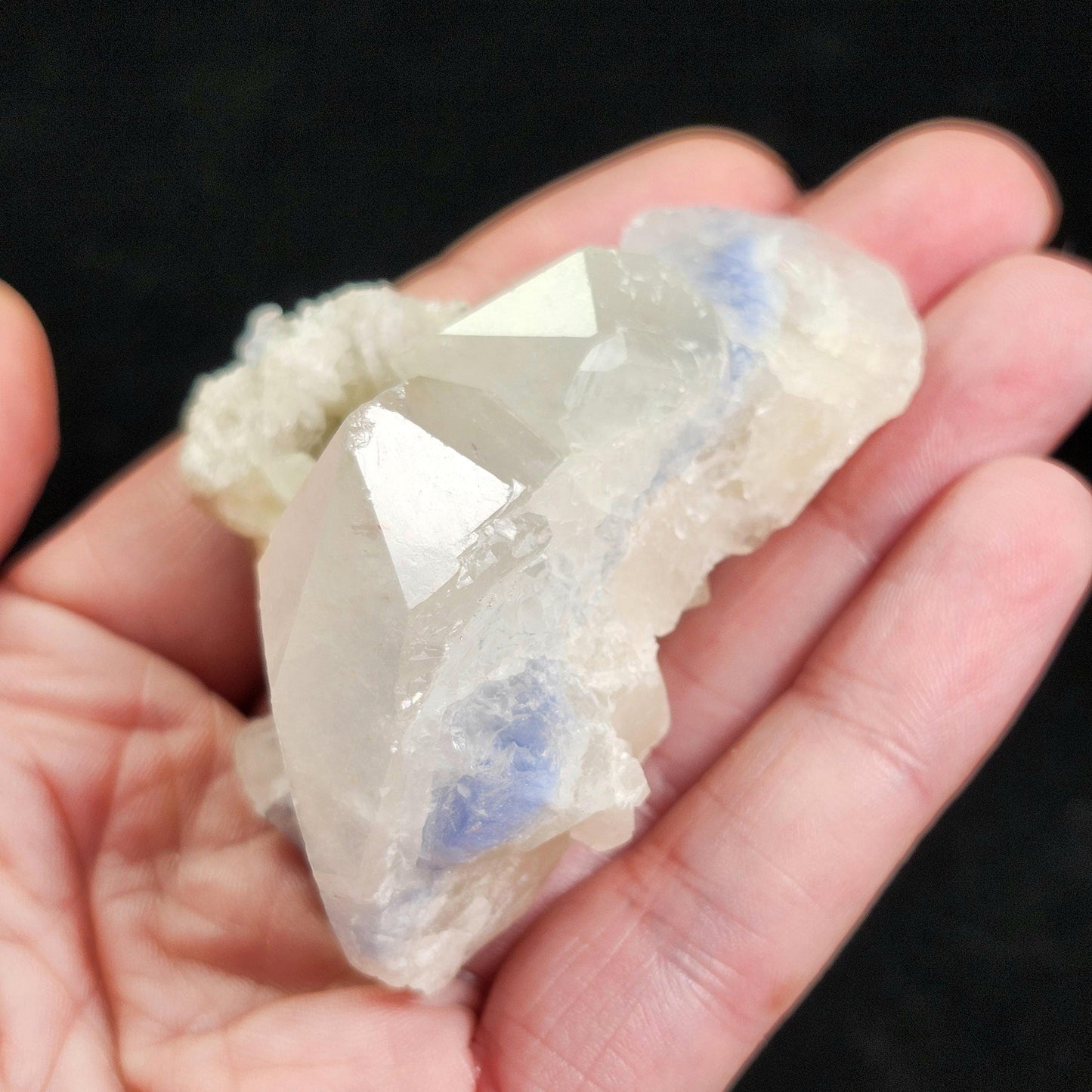 Fibrous Periwinkle Dumortierite Crystal