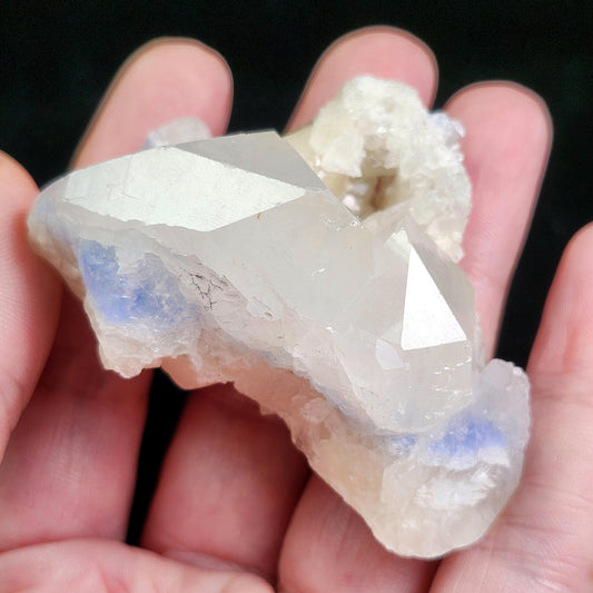 Fibrous Periwinkle Dumortierite Crystal