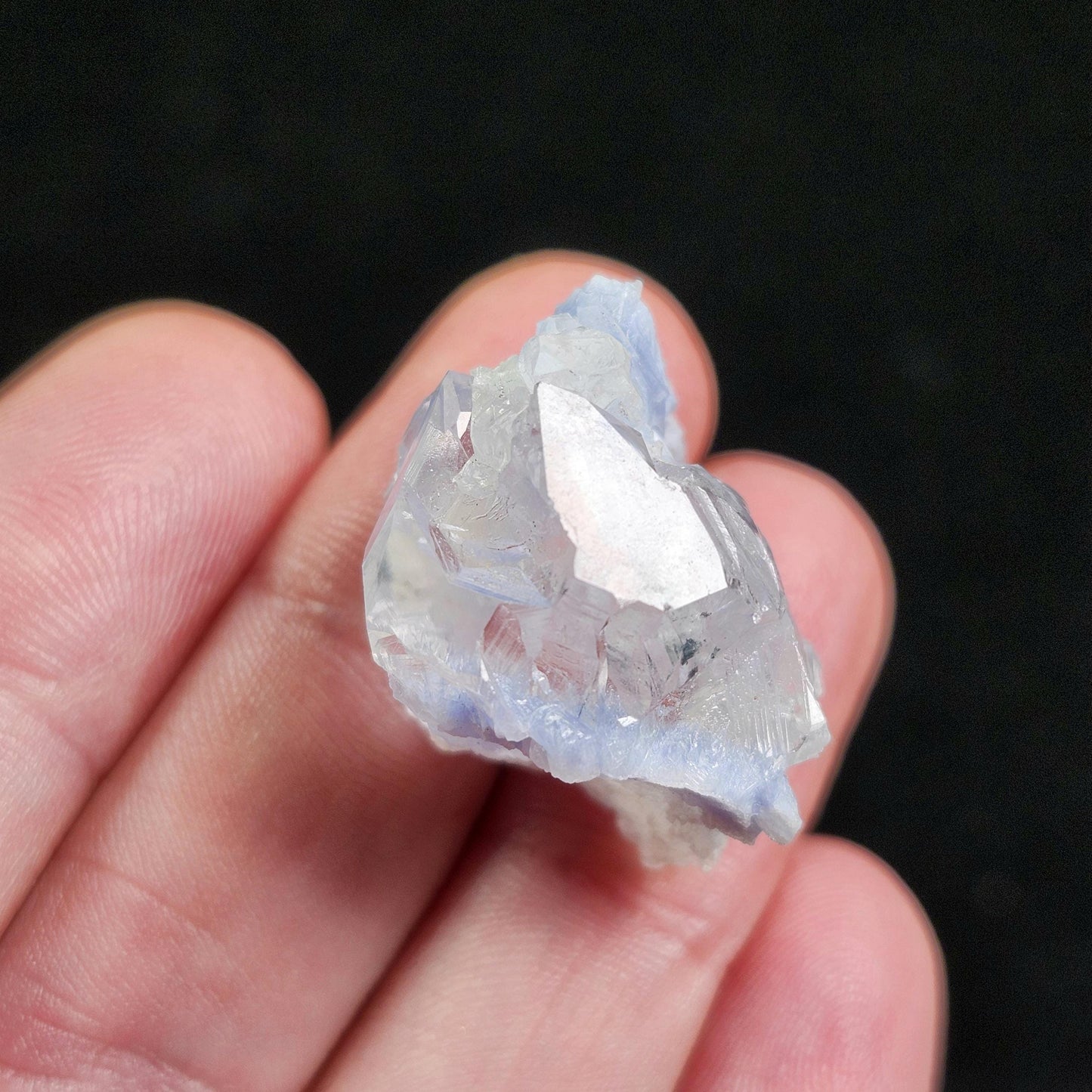 Fibrous Periwinkle Dumortierite Crystal