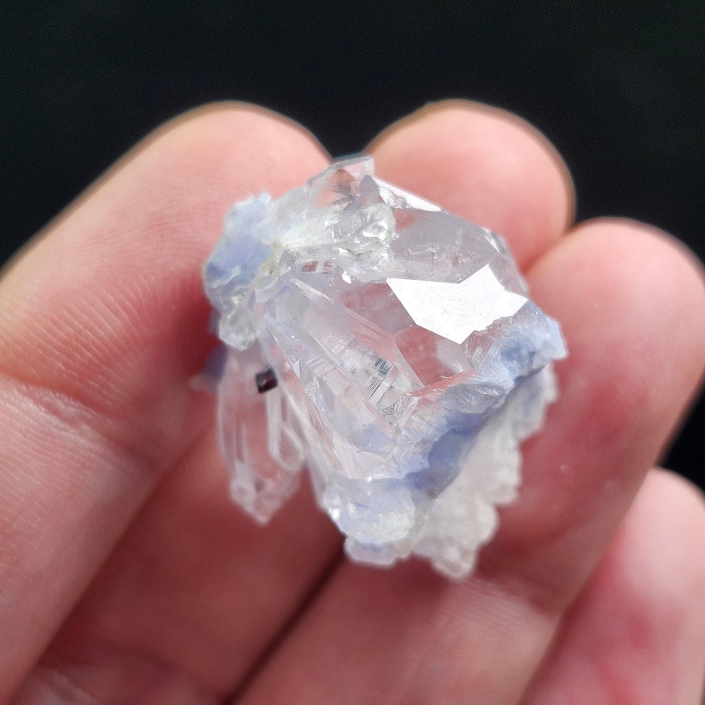 Fibrous Periwinkle Dumortierite Crystal