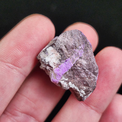 Raw Fibrous Sugilite Specimen 8.11g, Sugilite Crystal from South Africa