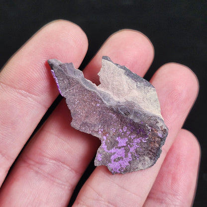 Fibrous Sugilite Crystal Specimen 5.97g, Raw Purple Sugilite Crystal from South Africa