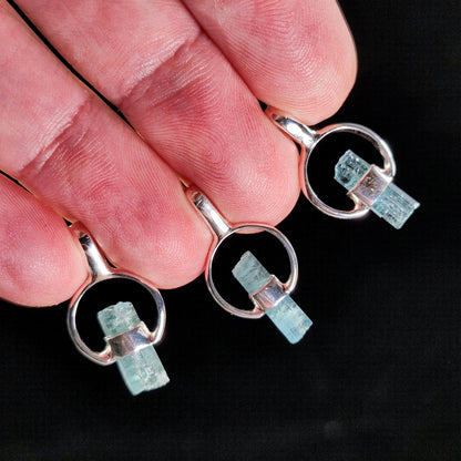 Blue Tourmaline Pendant