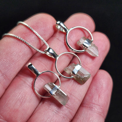 Siberian Danburite Pendant