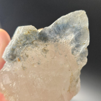 Blue Tourmaline in Quartz / Blue Tourmaline Crystal / Quartz with Tourmaline / Tourmaline Crystal / Tourmaline Quartz / Indicolite Quartz