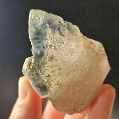 Blue Tourmaline in Quartz / Blue Tourmaline Crystal / Quartz with Tourmaline / Tourmaline Crystal / Tourmaline Quartz / Indicolite Quartz