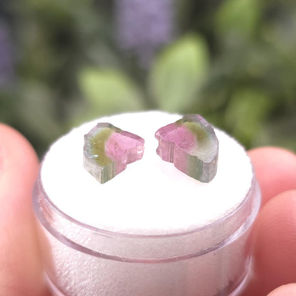 Watermelon Tourmaline Butterfly