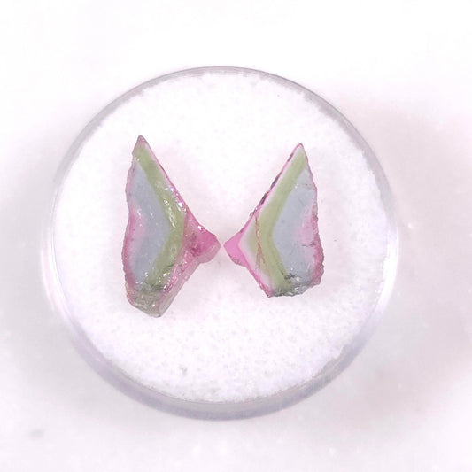 Watermelon Tourmaline Butterfly