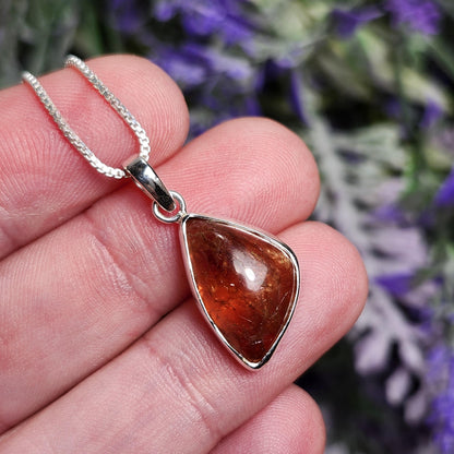 Spessartine Garnet Pendant