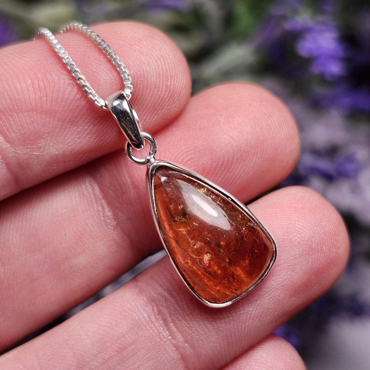 Spessartine Garnet Pendant