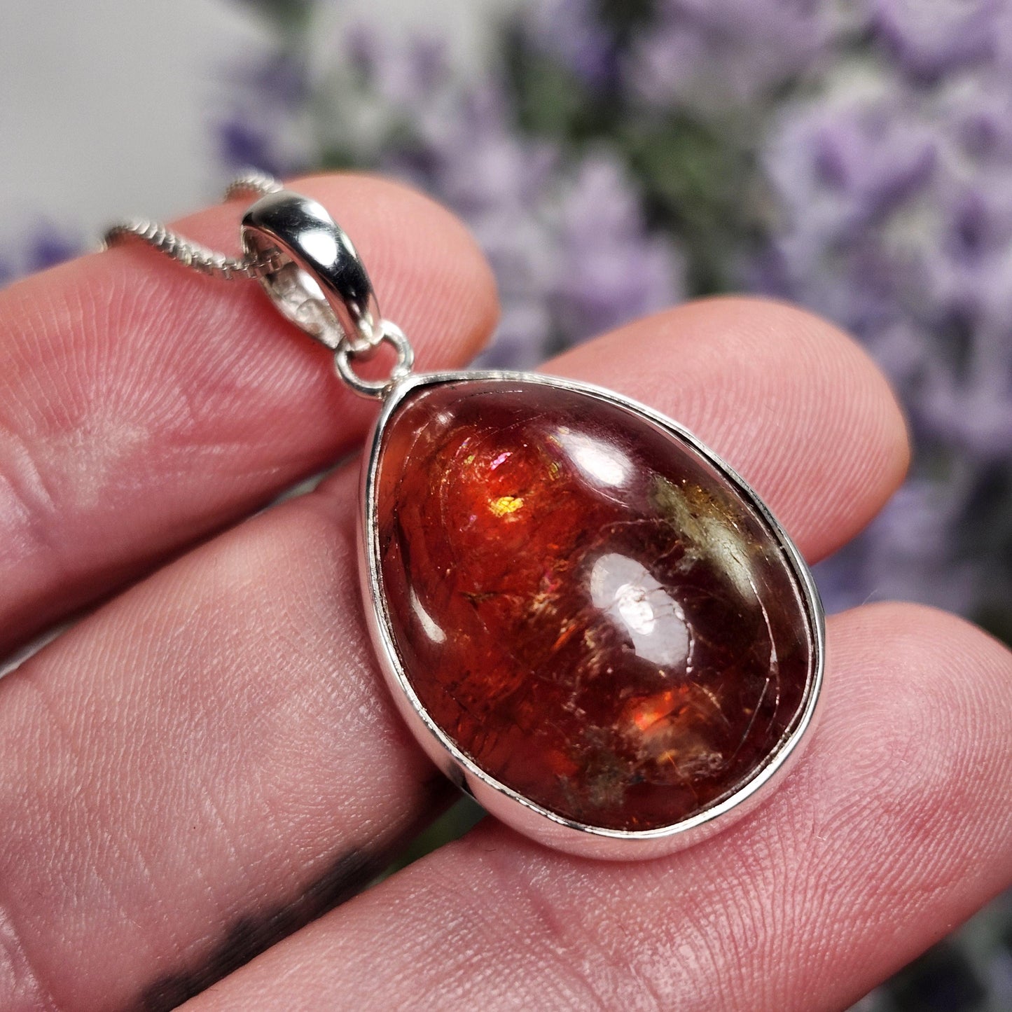 Spessartine Garnet Pendant