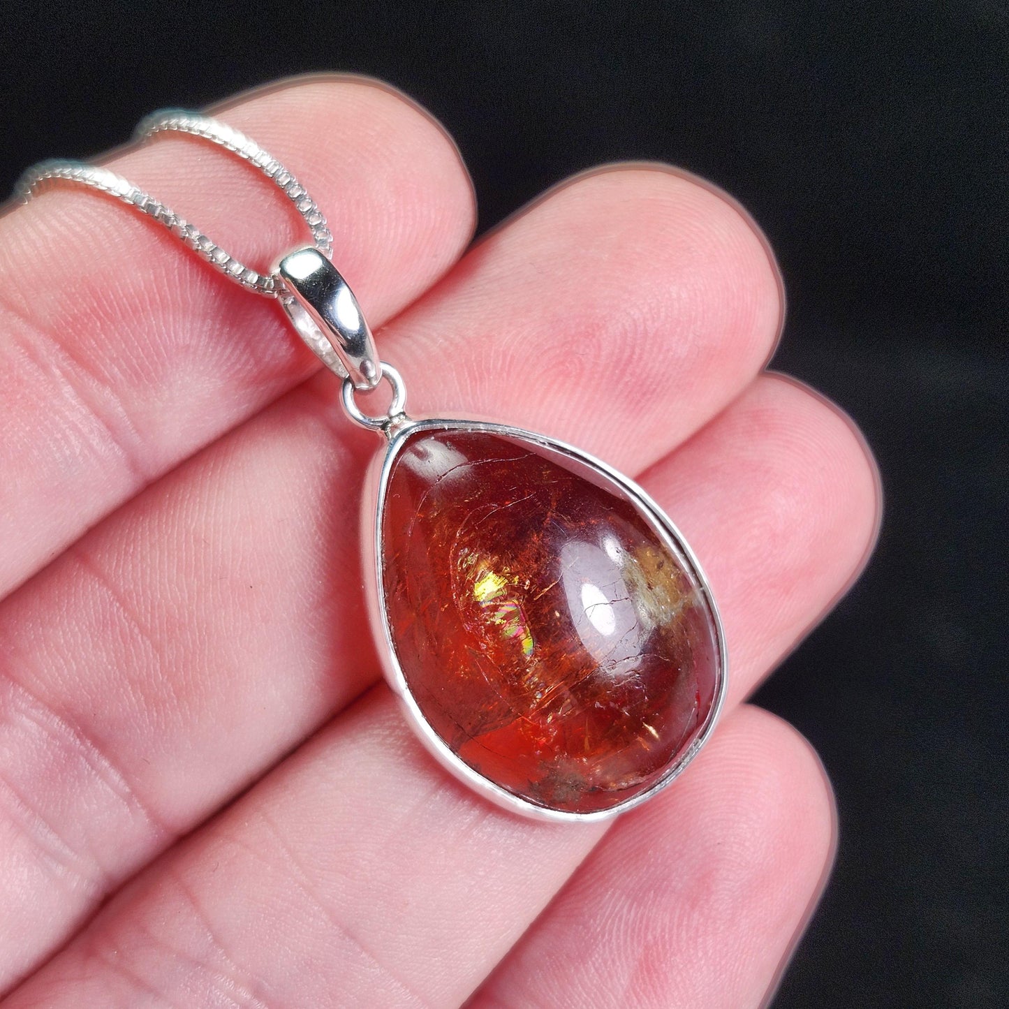 Spessartine Garnet Pendant