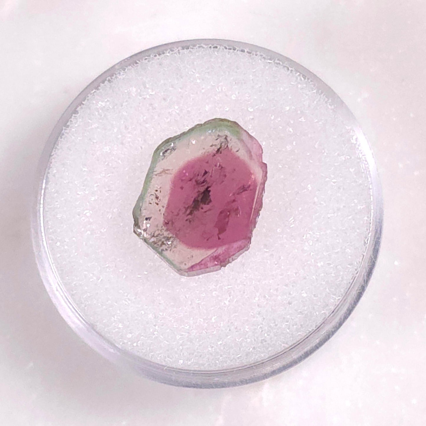 Watermelon Tourmaline Slice