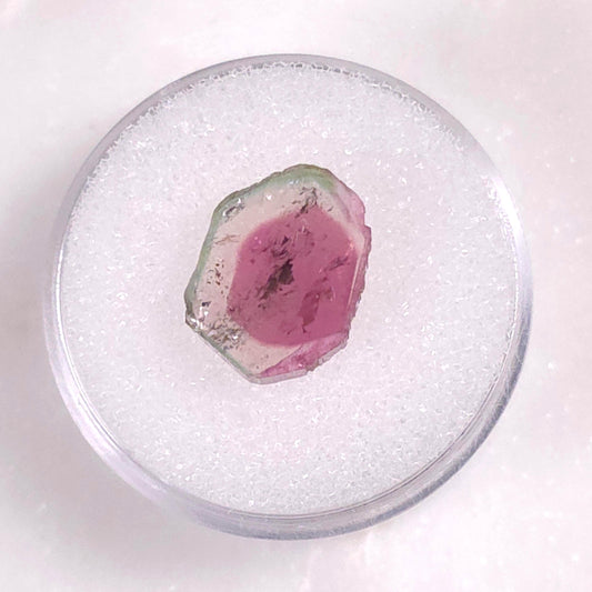 Watermelon Tourmaline Slice