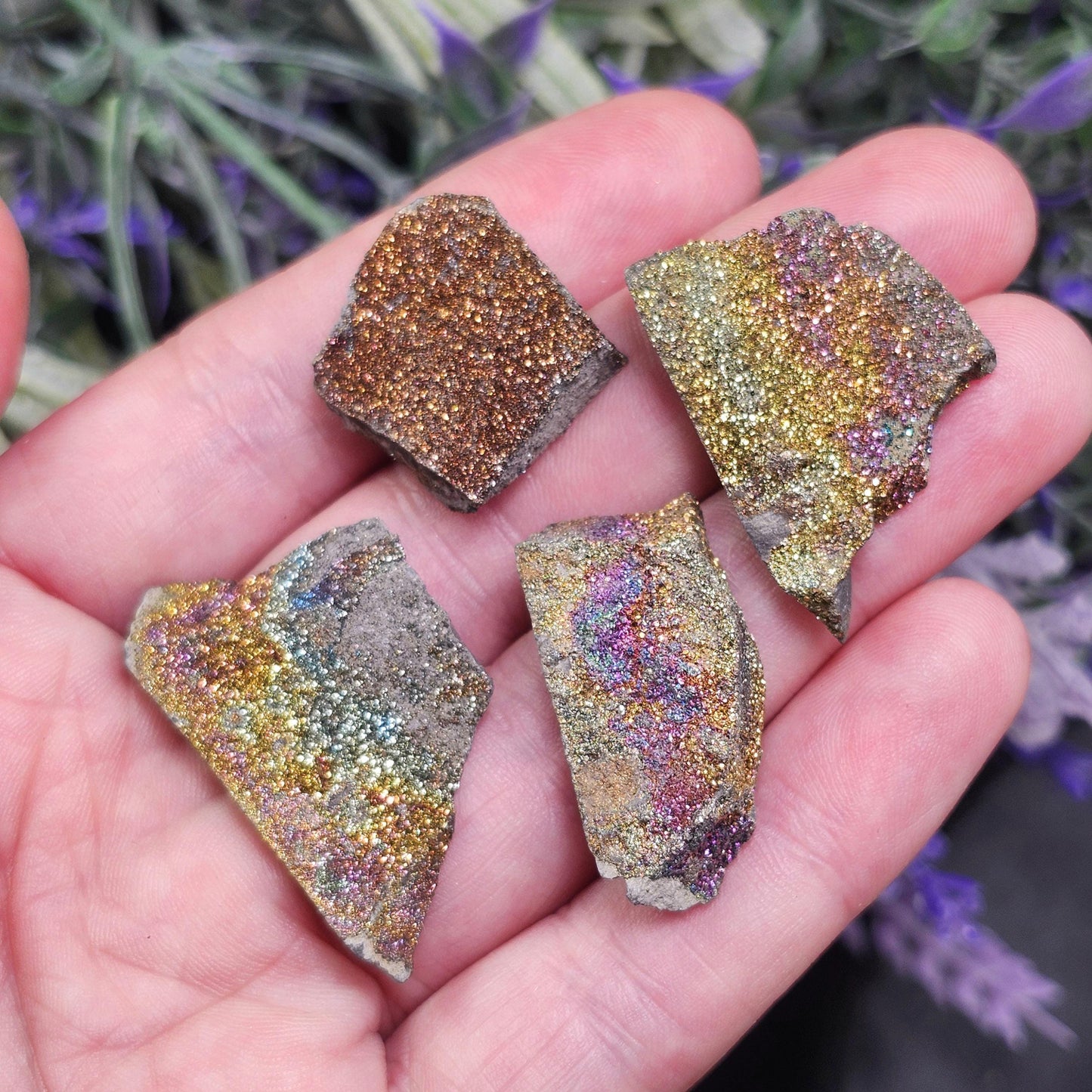 Rainbow Pyrite Specimen