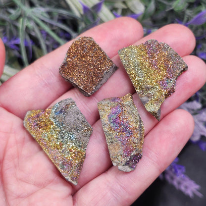 Rainbow Pyrite Specimen