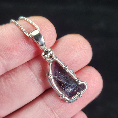 Blue Watermelon Tourmaline Pendant