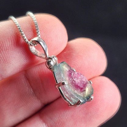 Watermelon Tourmaline Pendant