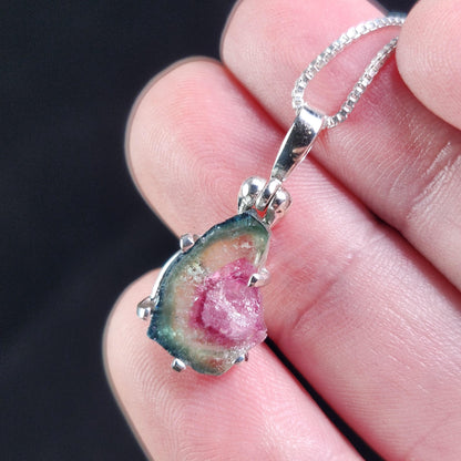 Watermelon Tourmaline Pendant