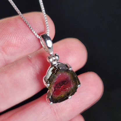 Watermelon Tourmaline Pendant