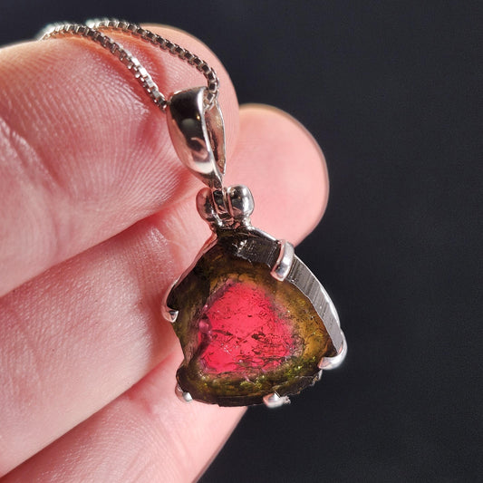 Watermelon Tourmaline Pendant