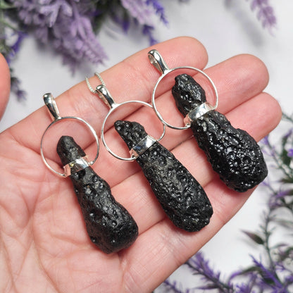 Tibetan Tektite Pendant