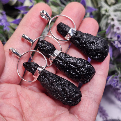Tibetan Tektite Pendant
