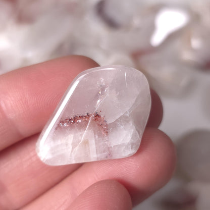 Red Hematite Phantom Quartz