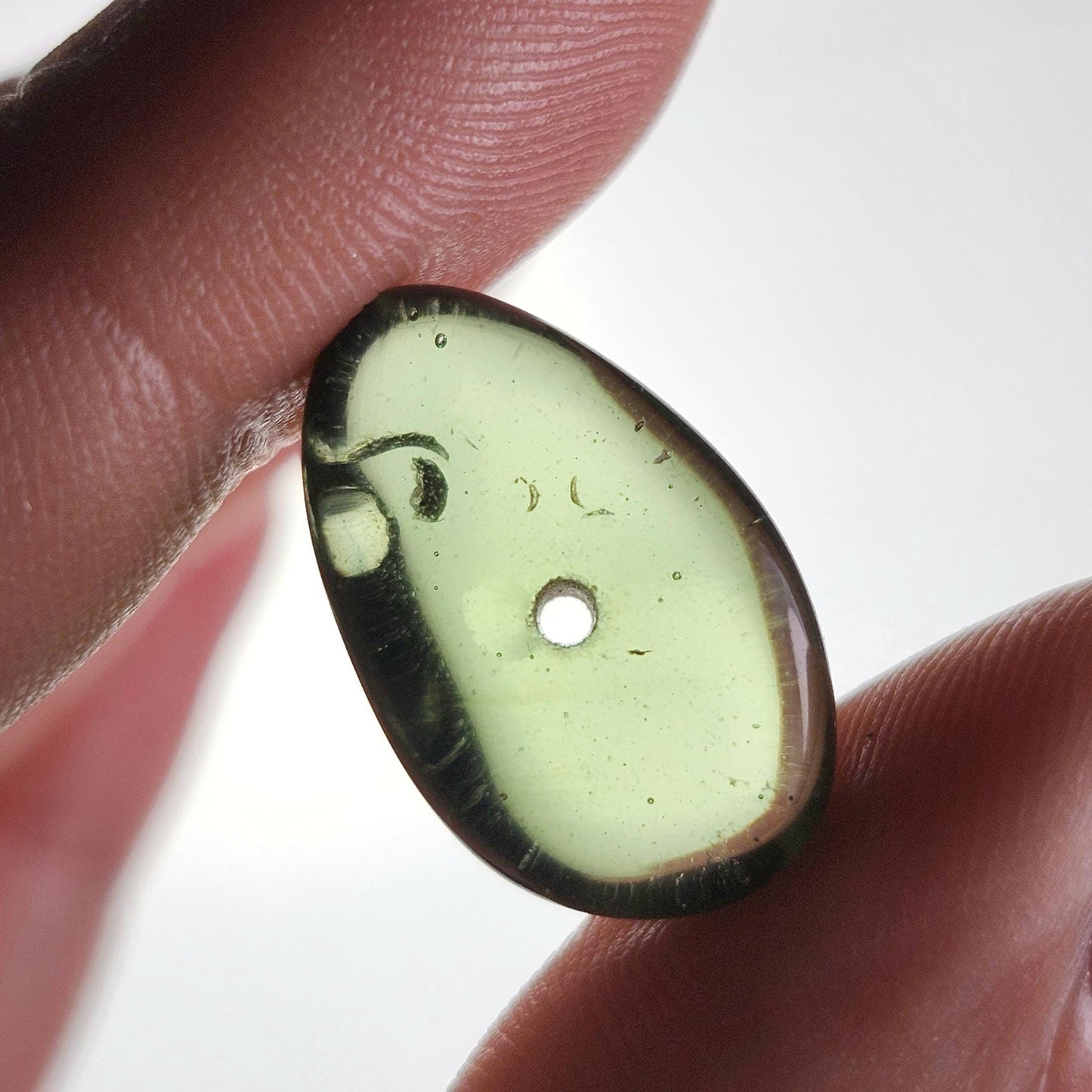 Moldavite Bead