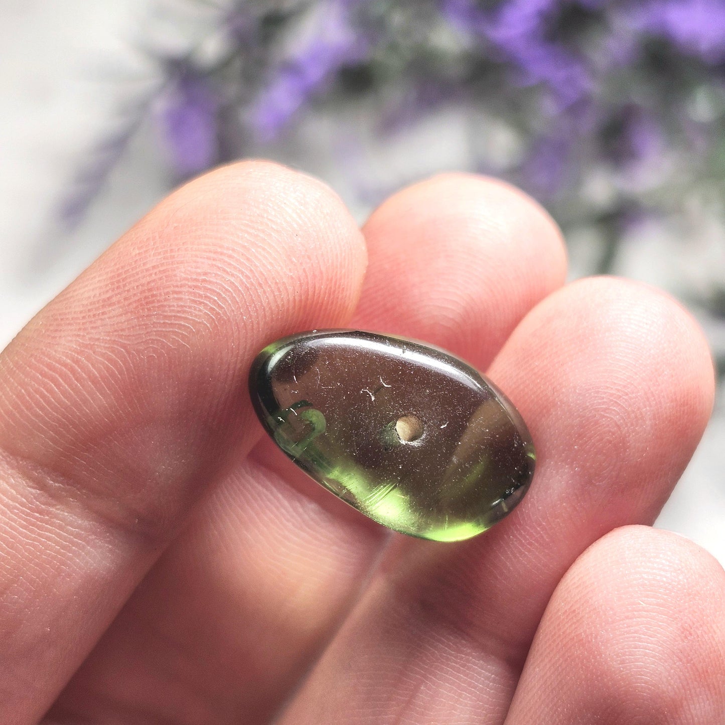 Moldavite Bead