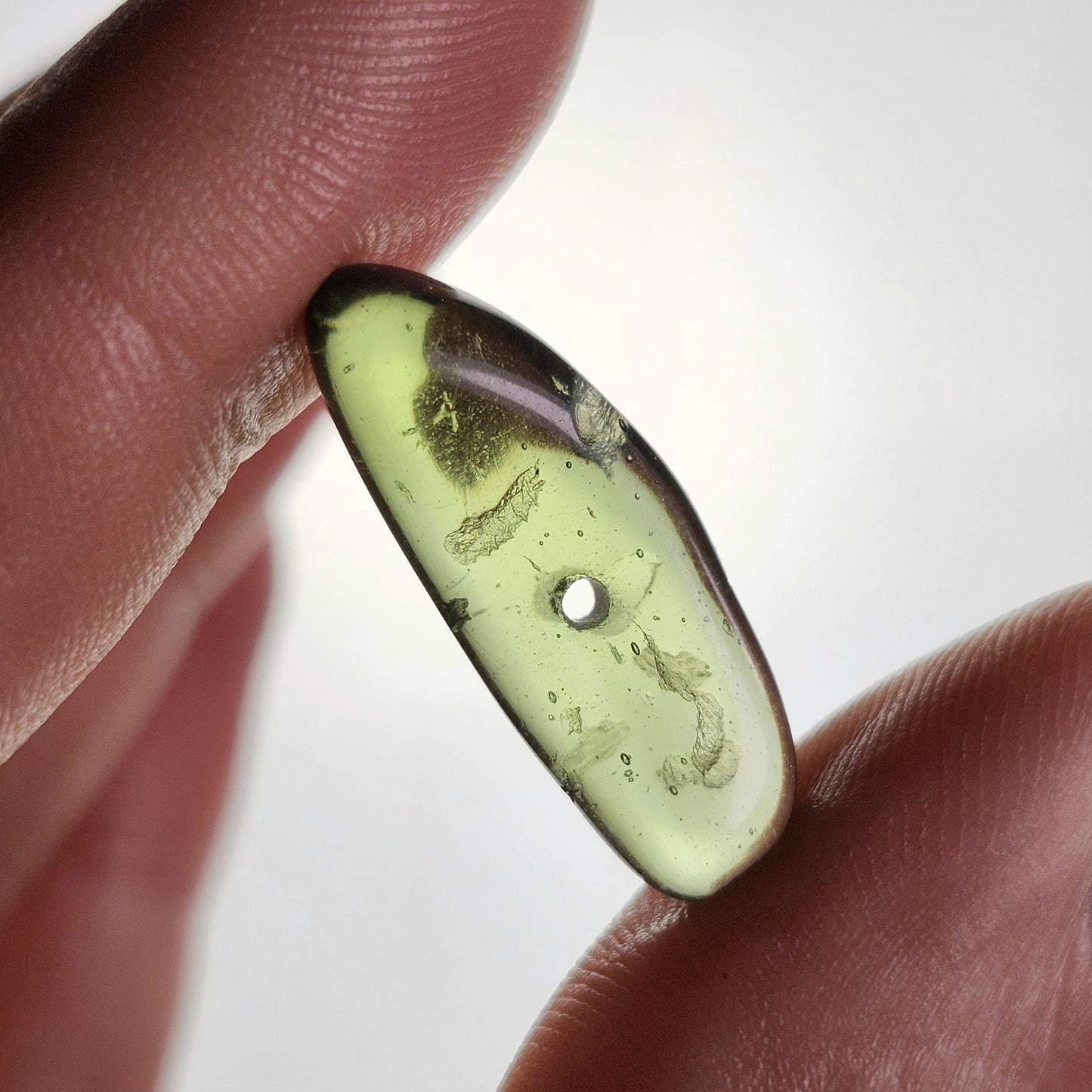 Genuine Moldavite Bead