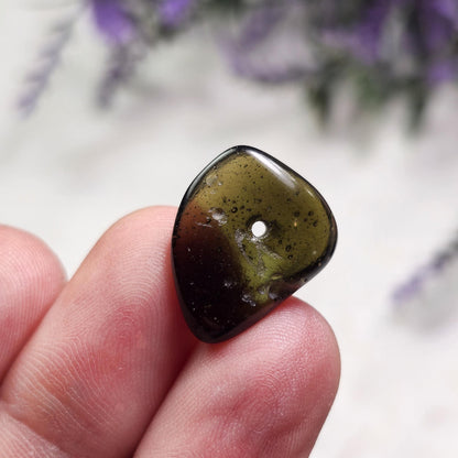 Authentic Moldavite Bead