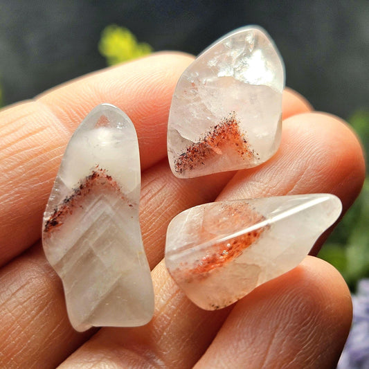 Red Hematite Phantom Quartz