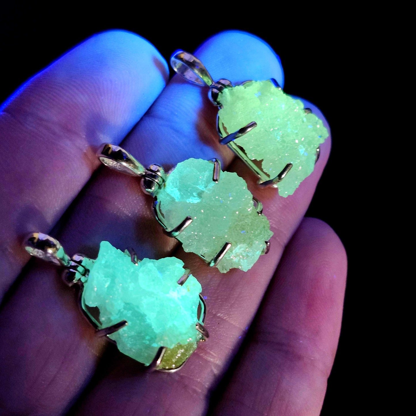 Blue Zincite Pendant