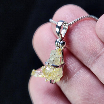 Yellow Zincite Pendant