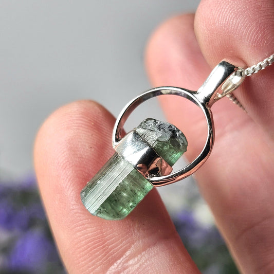Green Tourmaline Pendant