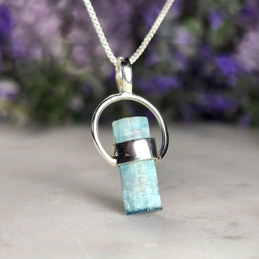 Blue Tourmaline Pendant