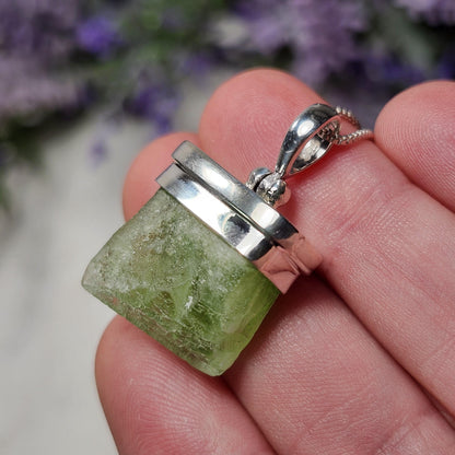 Terminated Peridot Pendant