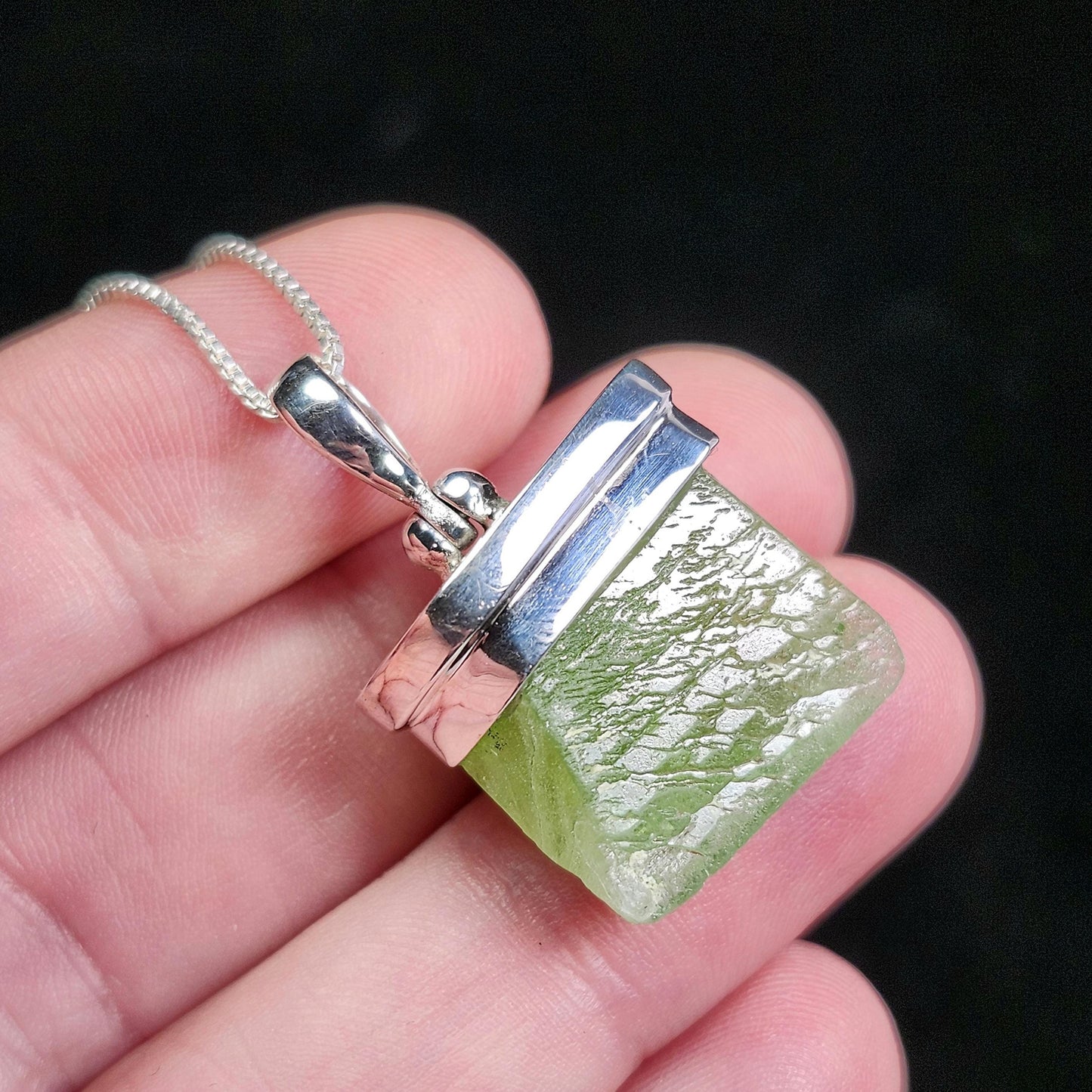 Terminated Peridot Pendant