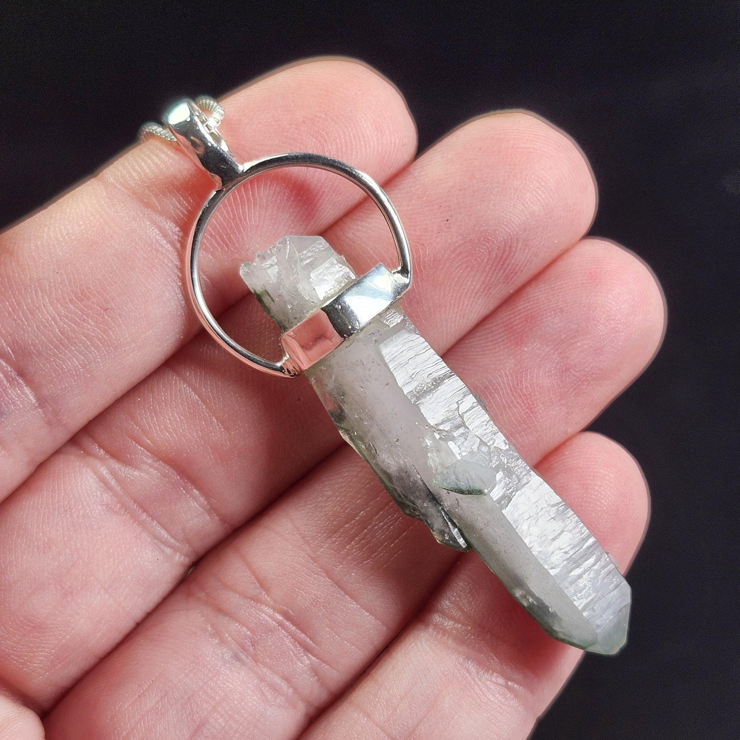 Green Phantom Quartz Pendant